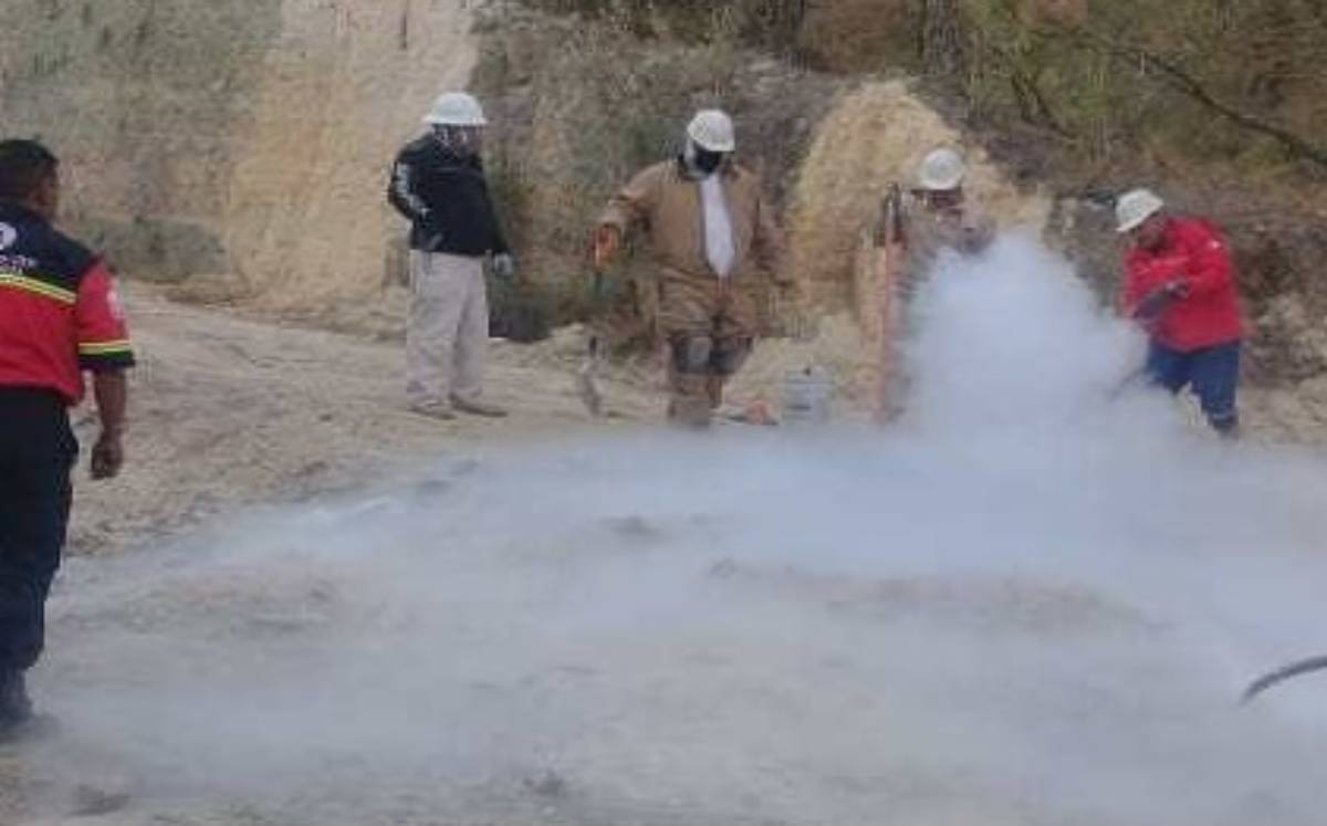 Se registra fuga de gas por toma clandestina en Nanacamilpa Tlaxcala | Especial