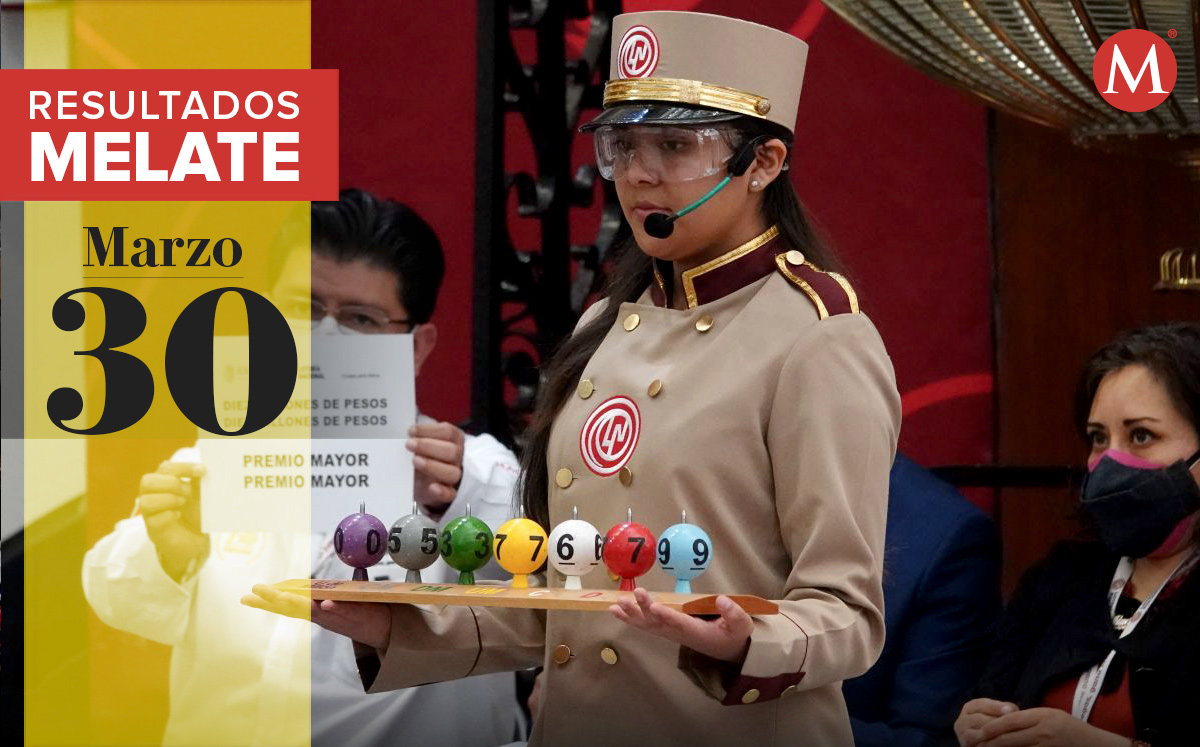 Resultados Melate del 30 de marzo de 2022. (Especial)