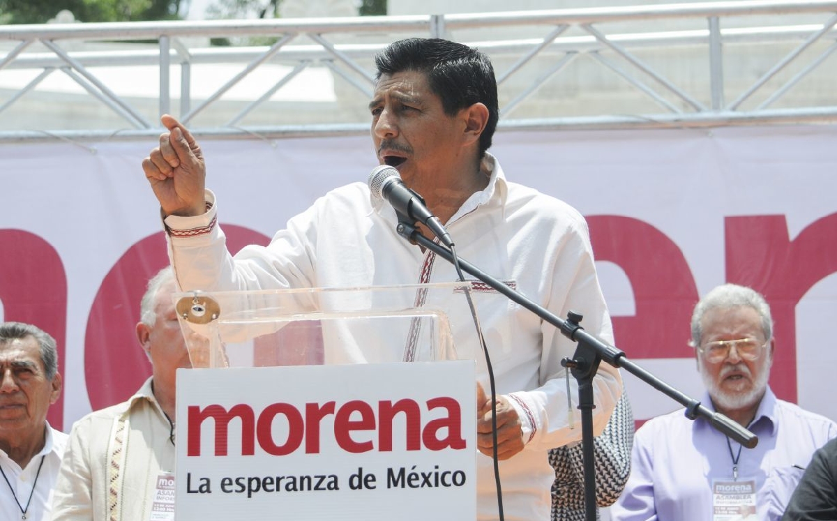 Salomón Jara fue anunciado como el candidato de Morena al gobierno de Oaxaca. | Cuartoscuro