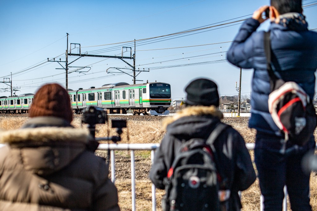 Los trenes en Japón tienen un séquito de aficionados, que se apodan los toritetsu. (AFP)
