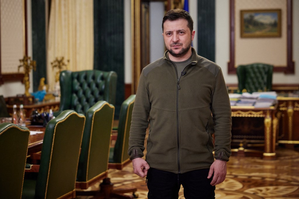 Volodimir Zelenski, presidente de Ucrania. | Foto: Presidencia de Ucrania vía AFP