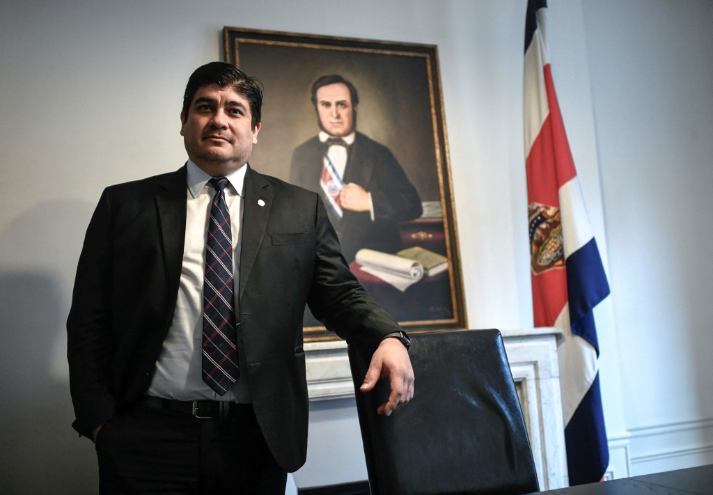 Carlos Alvarado, presidente de Costa Rica. (AFP)