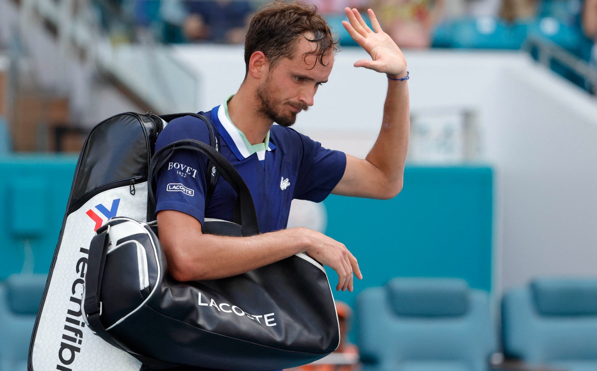 Daniil Medvedev cae en cuartos de final del Miami Open (Reuters)
