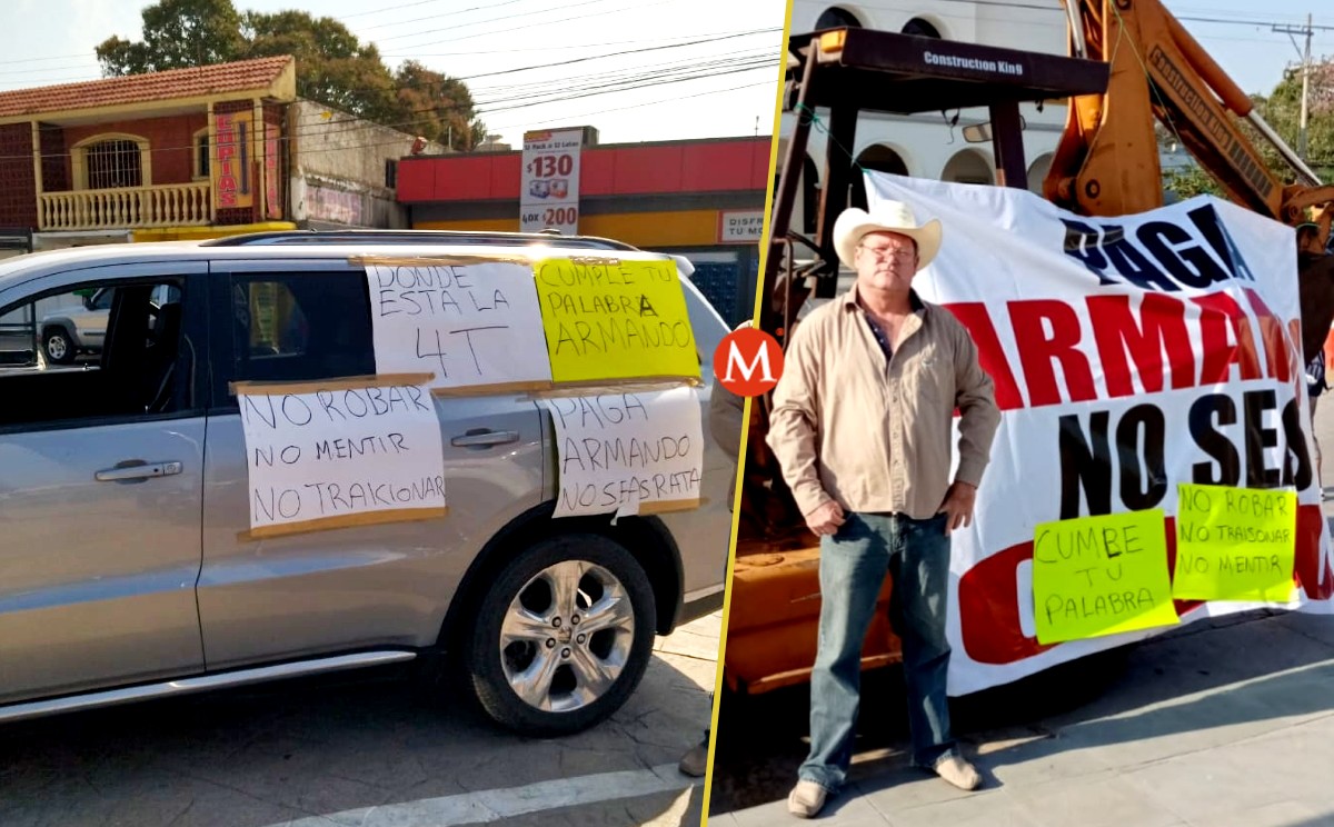 Empresario exige a Alcalde, Armando Martínez, le pague y cumpla