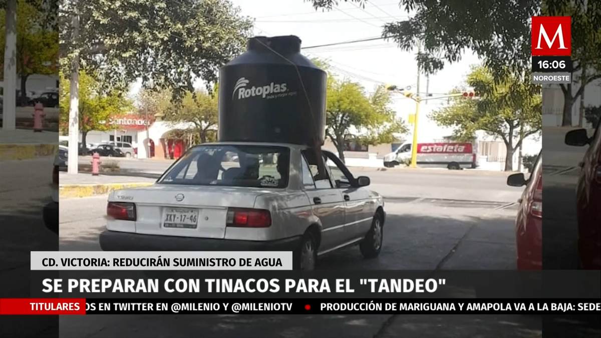 En Tamaulipas se preparan para la reducción en el suministro de agua