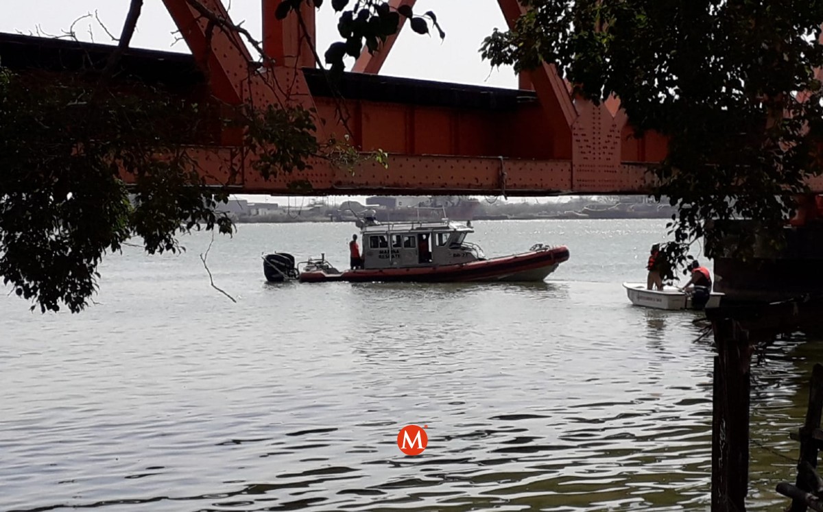 Menor cae al río en Tampico; corporaciones emprenden búsqueda. (Leticia Gutiérrez)