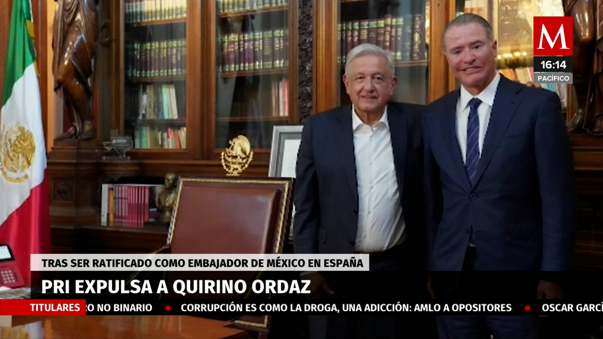 PRI expulsa a Quirino Ordaz tras aceptar ser embajador en España