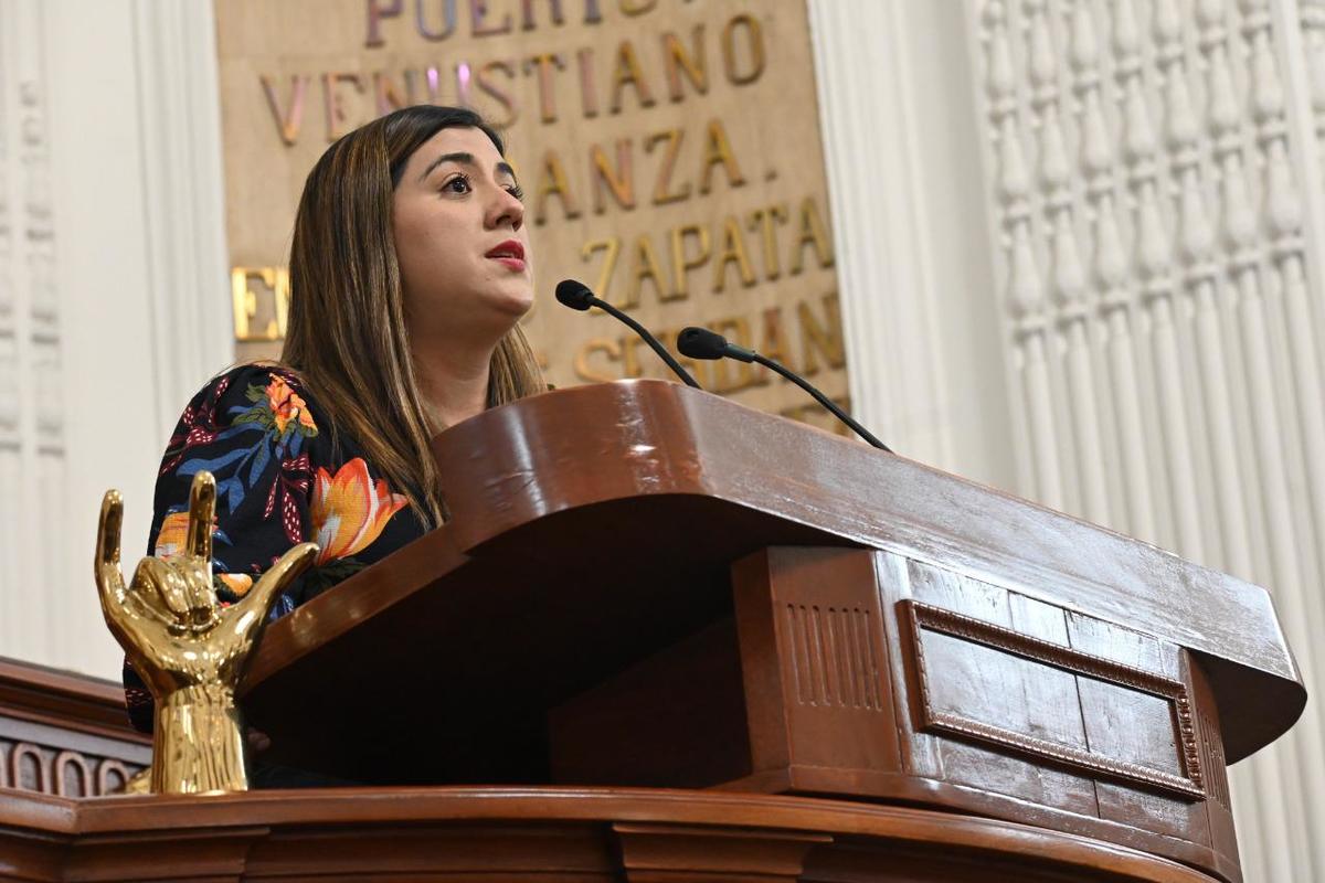 La vicecoordinadora de la Asociación Parlamentaria Ciudadana del Congreso de la Ciudad de México, Daniela Álvarez (Especial)