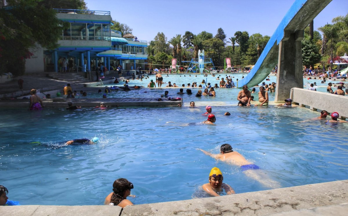 Vista de un balneario en Puebla en sábado de gloria | Andrés Lobato