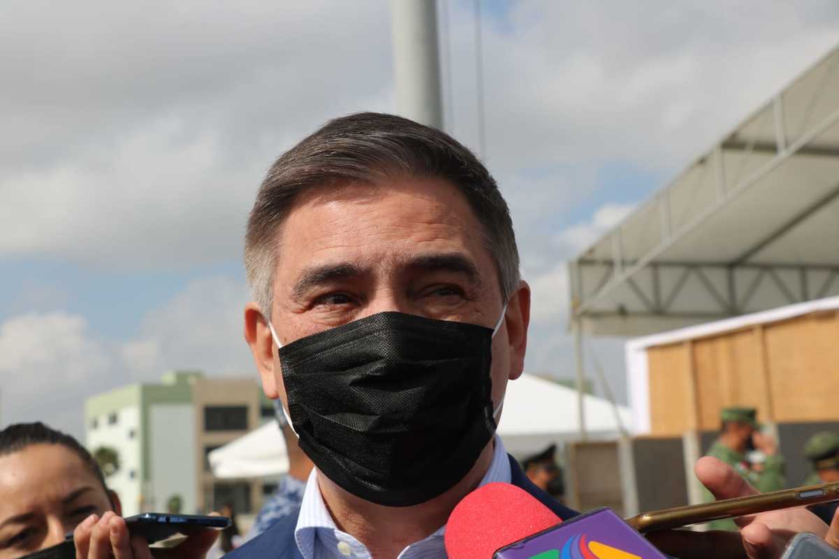 Aldo Fasci, secretario de Seguridad de Nuevo León. Foto: Leonel Rocha.