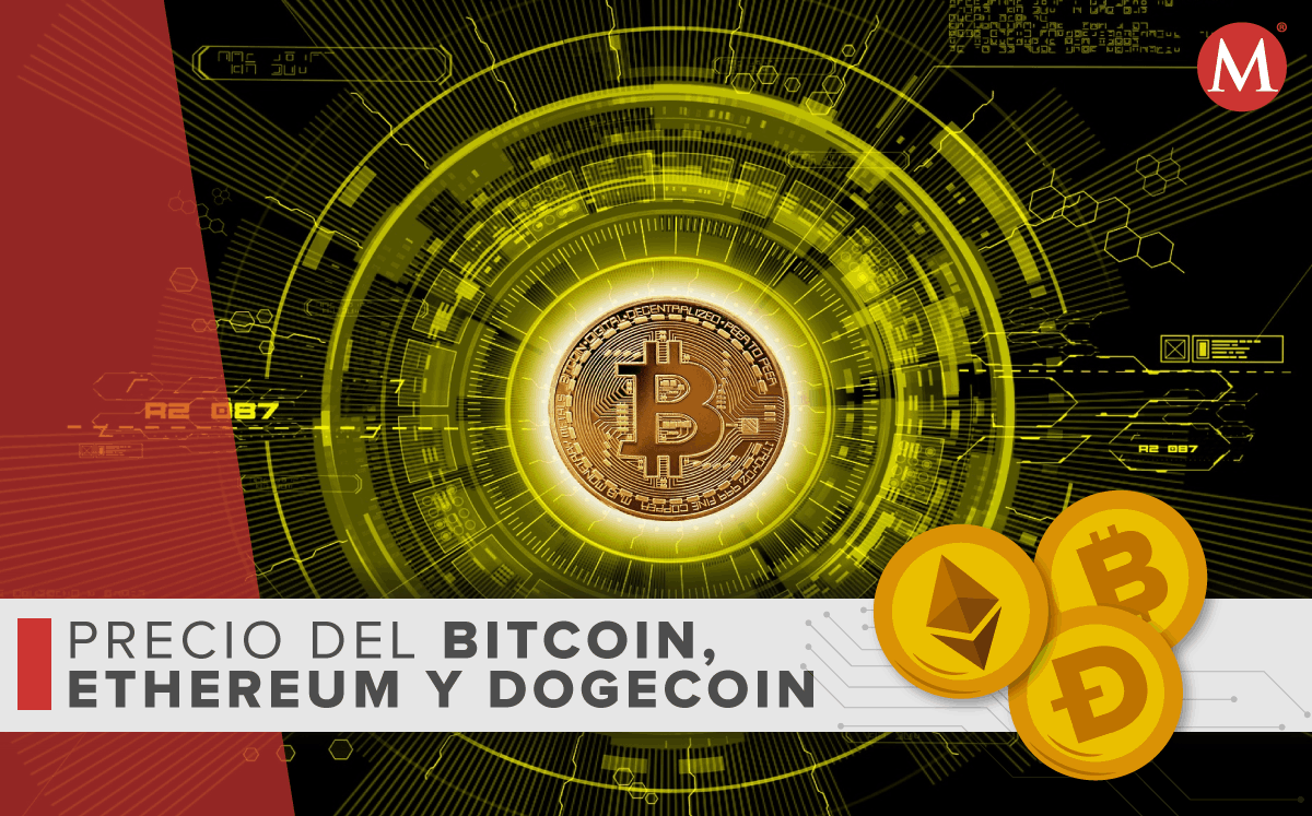 Bitcoin, Ethereum y Dogecoin | Foto: Archivo