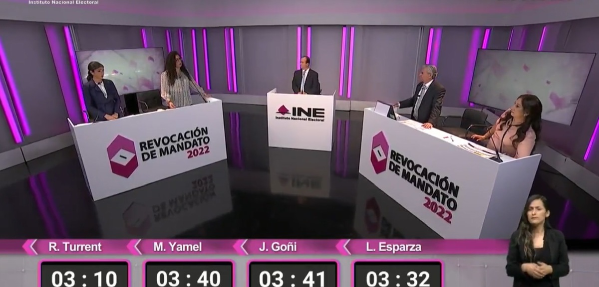Debate de la revocación de mandato. (Captura)