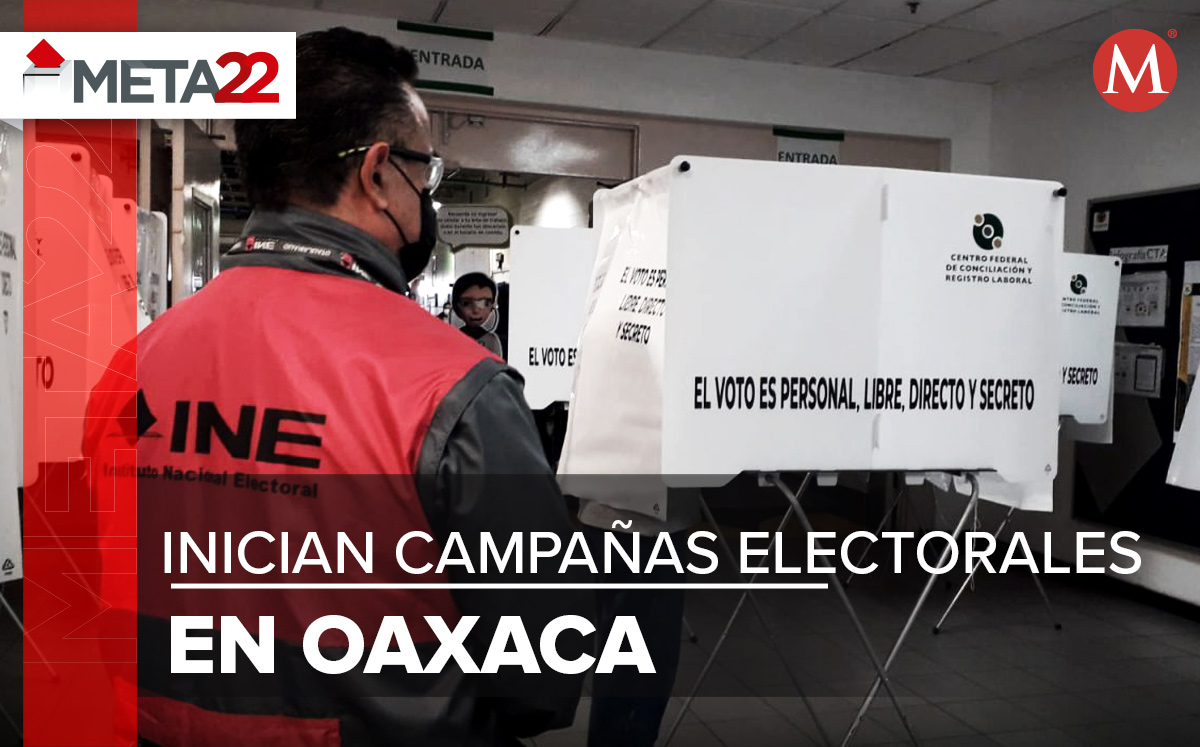 Hoy dieron inicio las campañas electorales en Oaxaca. (Foto: Cuartoscuro / Diseño: MILENIO)