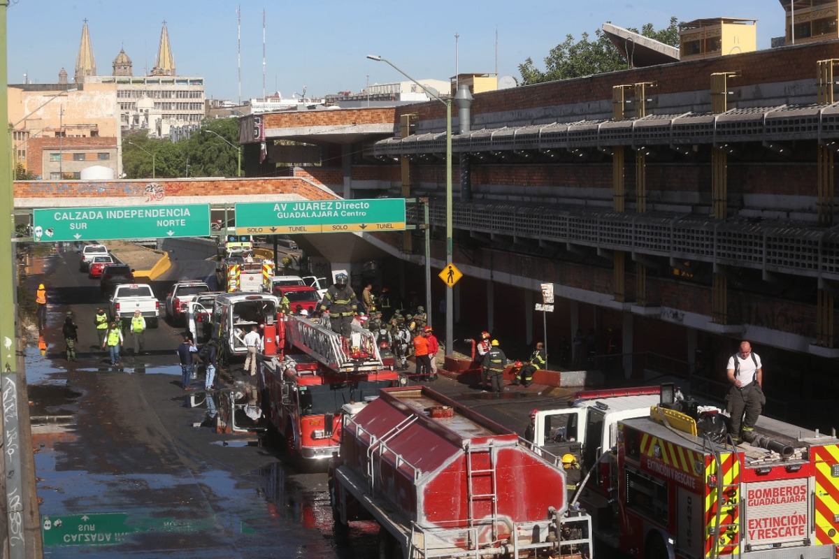 Mercado de San Juan de Dios sufrió incendio en la madrugada del 31 de marzo (Fernando Carranza)
