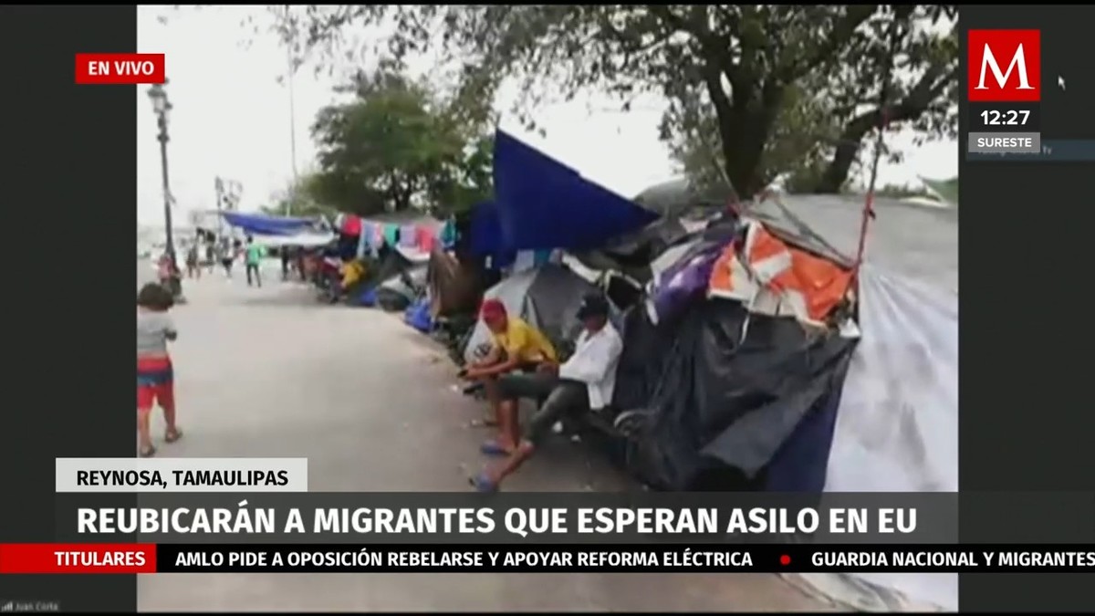 Reubicarán migrantes que esperan asilo en EU