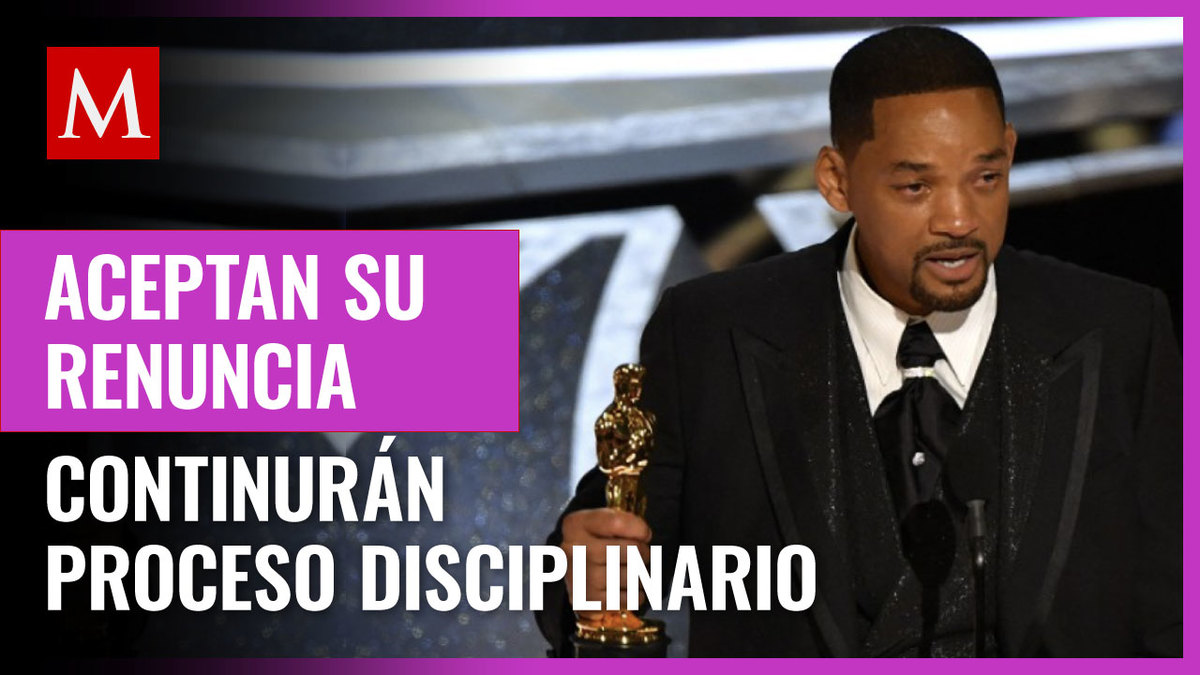 Academia acepta renuncia de Will Smith tras bofetada a Chris Rock