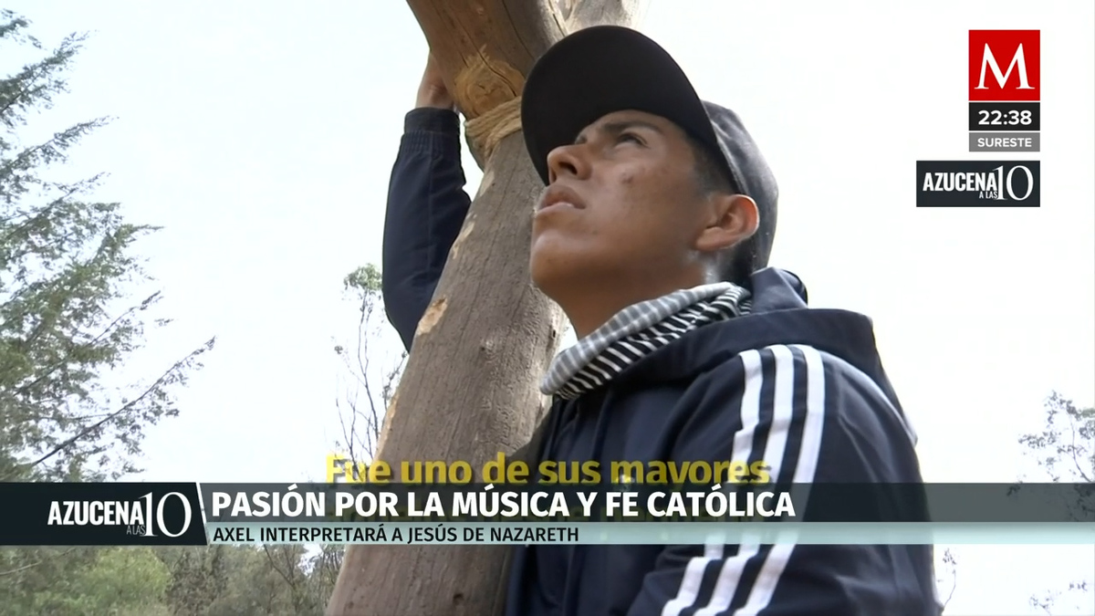 Axel González será quien represente a Cristo en la Pasión de Cristo