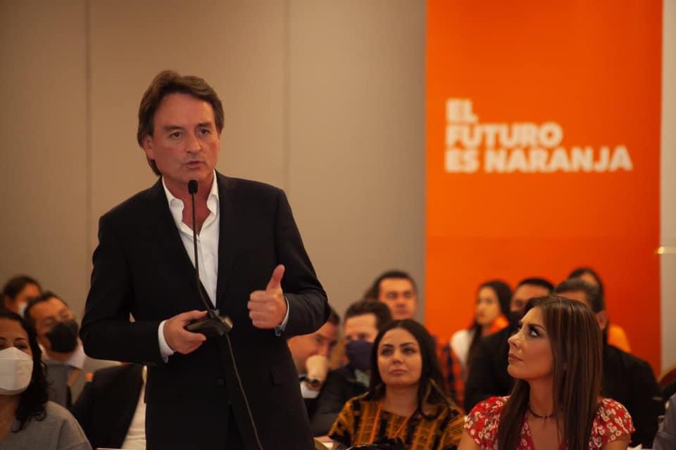 Francisco Xavier  Berganza candidato por la gubernatura de Hidalgo por Movimiento Ciudadano (Facebook)