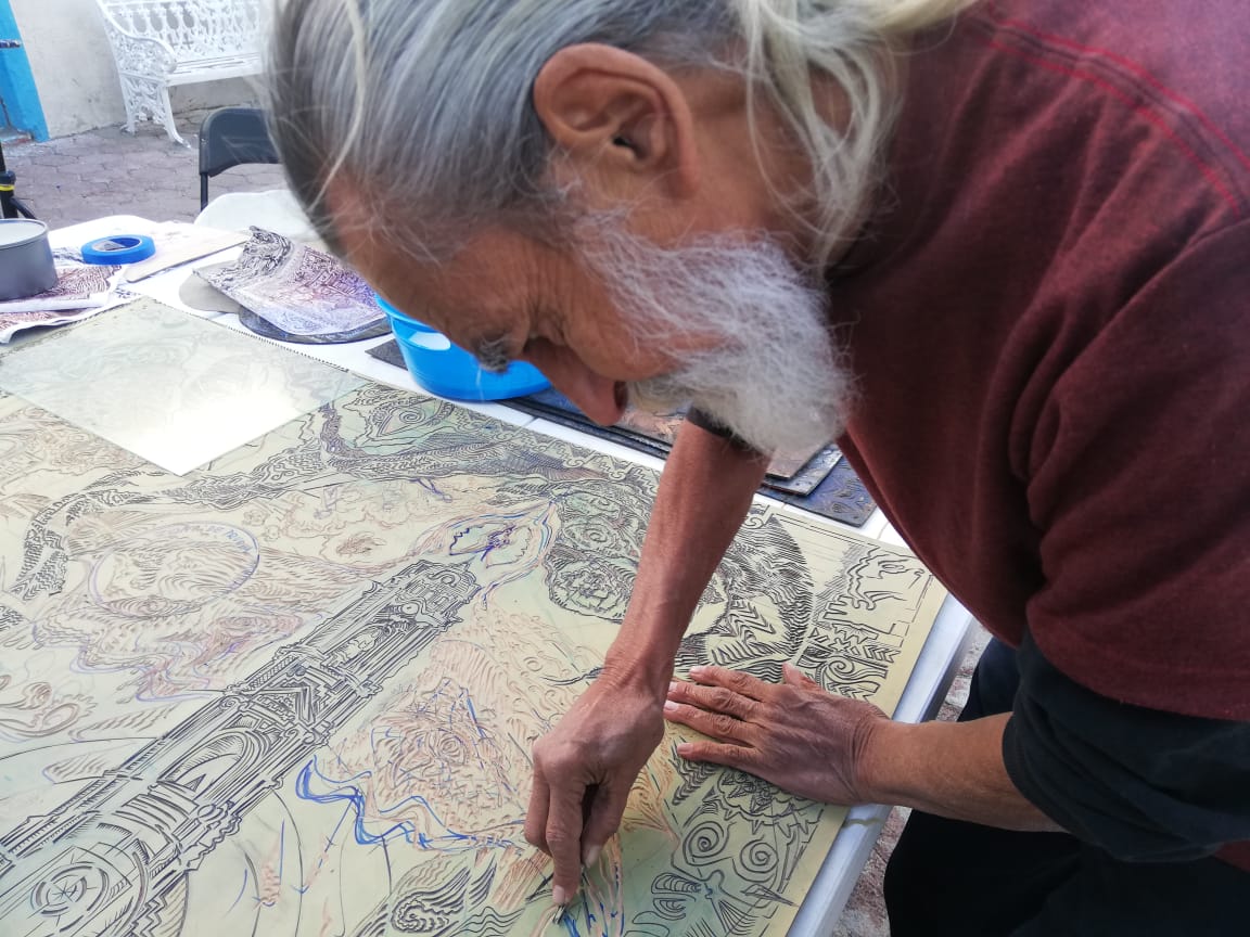 Héctor Brauer, artista veracruzano. (Especial)