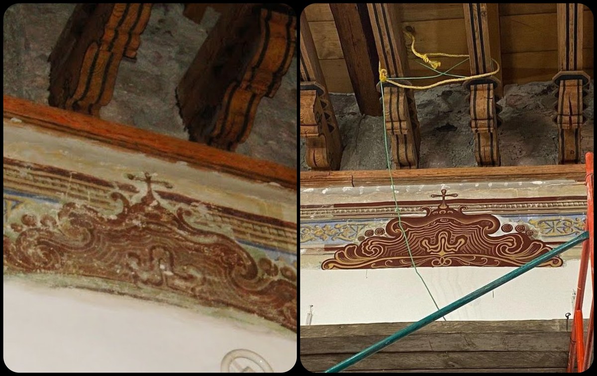 La restauración fue suspendida. (Tomada del @inah)