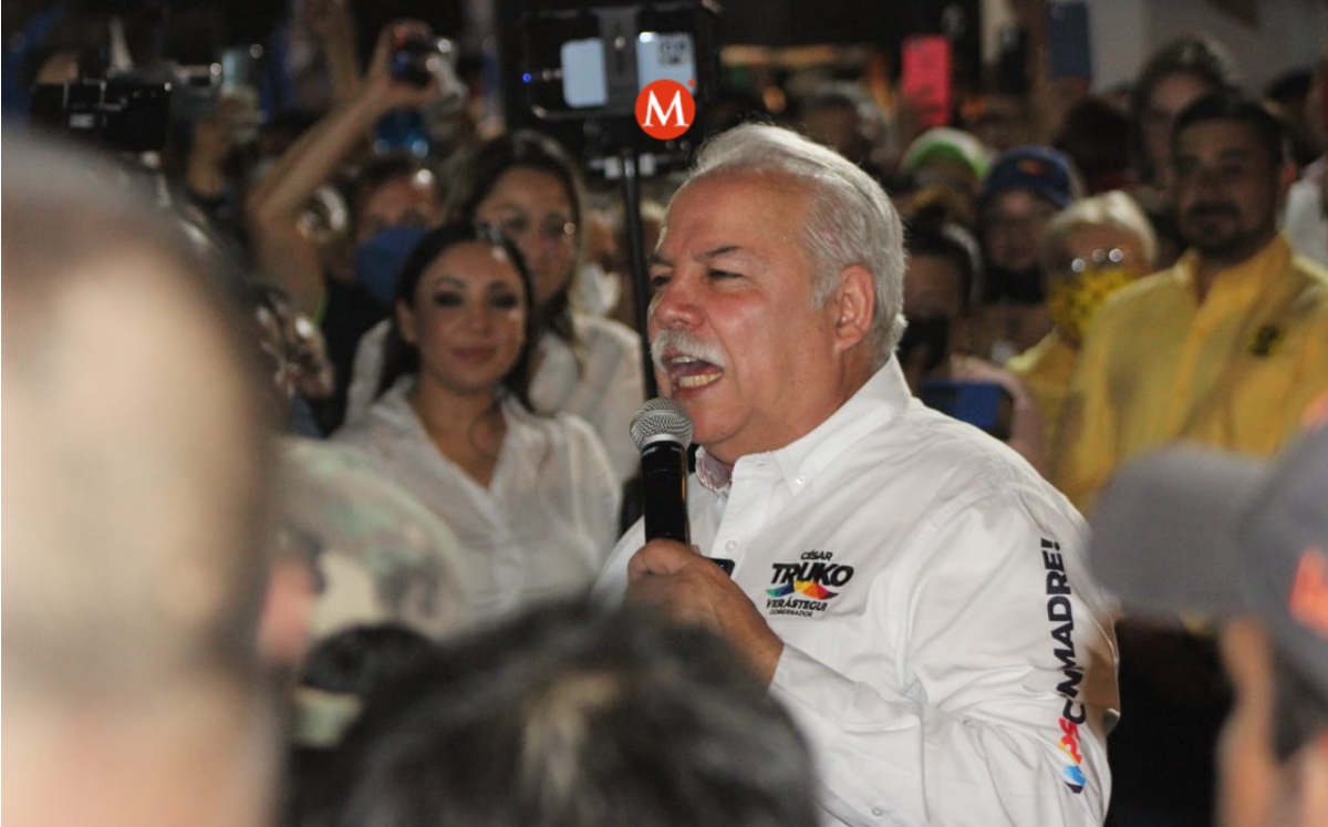 César Verástegui, candidato a gobernador, empezó su campaña en Tampico. (Sergio Sánchez)