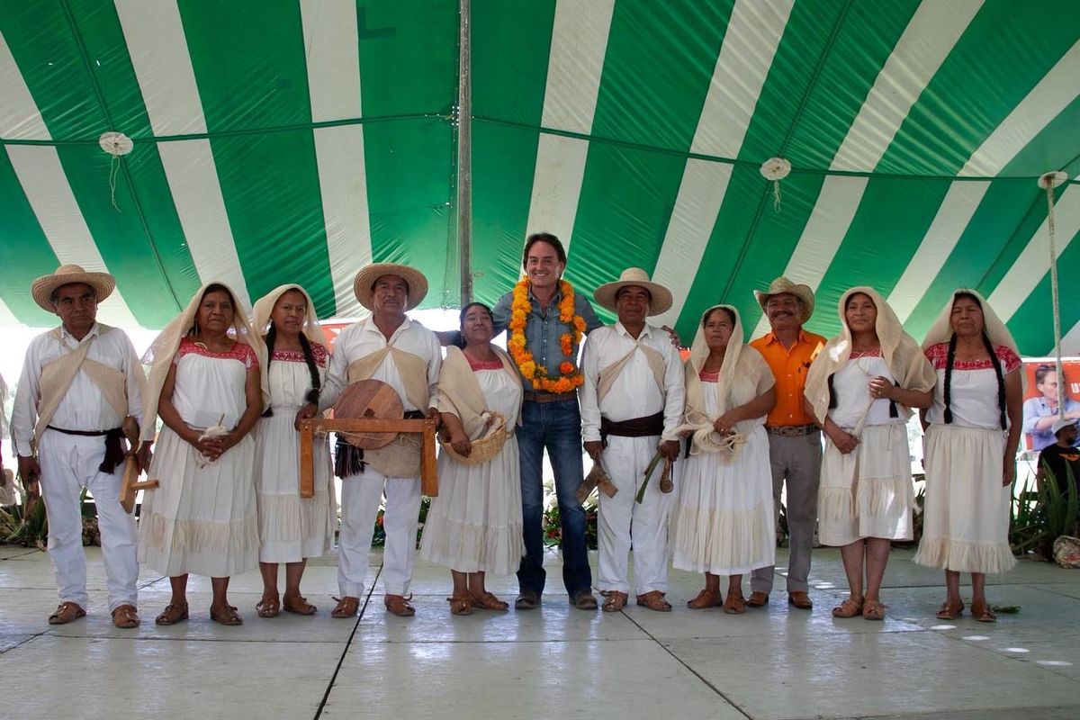 Francisco Xavier visitó la comunidad  “El Alberto”  en Ixmiquilpan