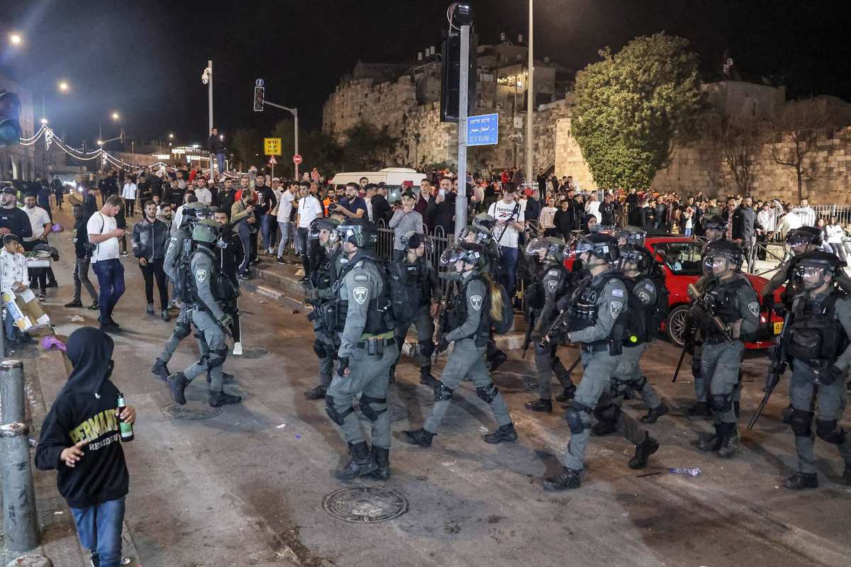 La policía de Israel arrestó a 10 personas (AFP)