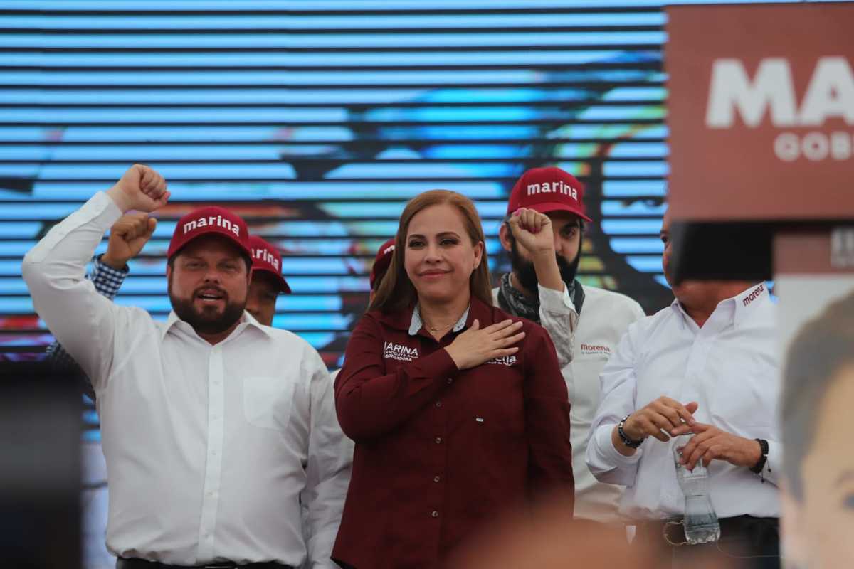 Marina Vitela, candidata a gubernatura por la coalición Juntos Haremos Historia” | Rolando Riestra