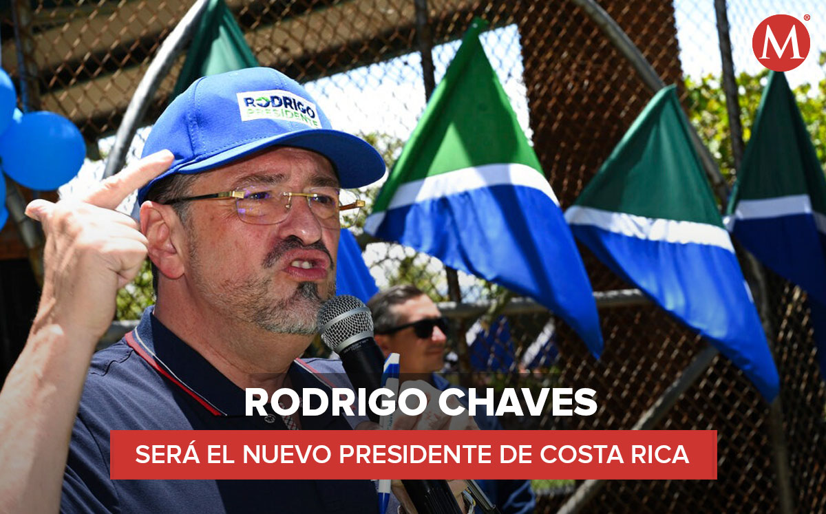 Rodrigo Chaves logró la victoria en la segunda vuelta presidencial de Costa Rica. | Foto: AP; Diseño: Mauricio Ledesma