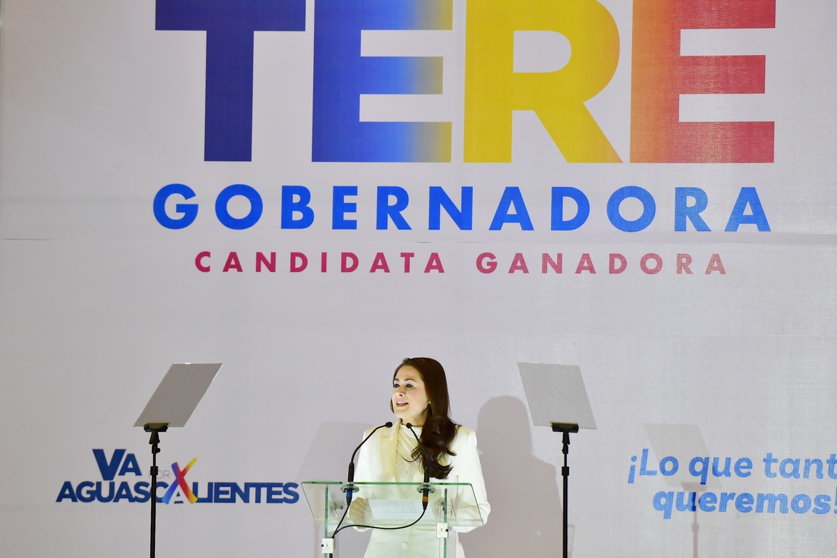 Teresa Jiménez arrancó campaña por gubernatura de Aguascalientes | Especial