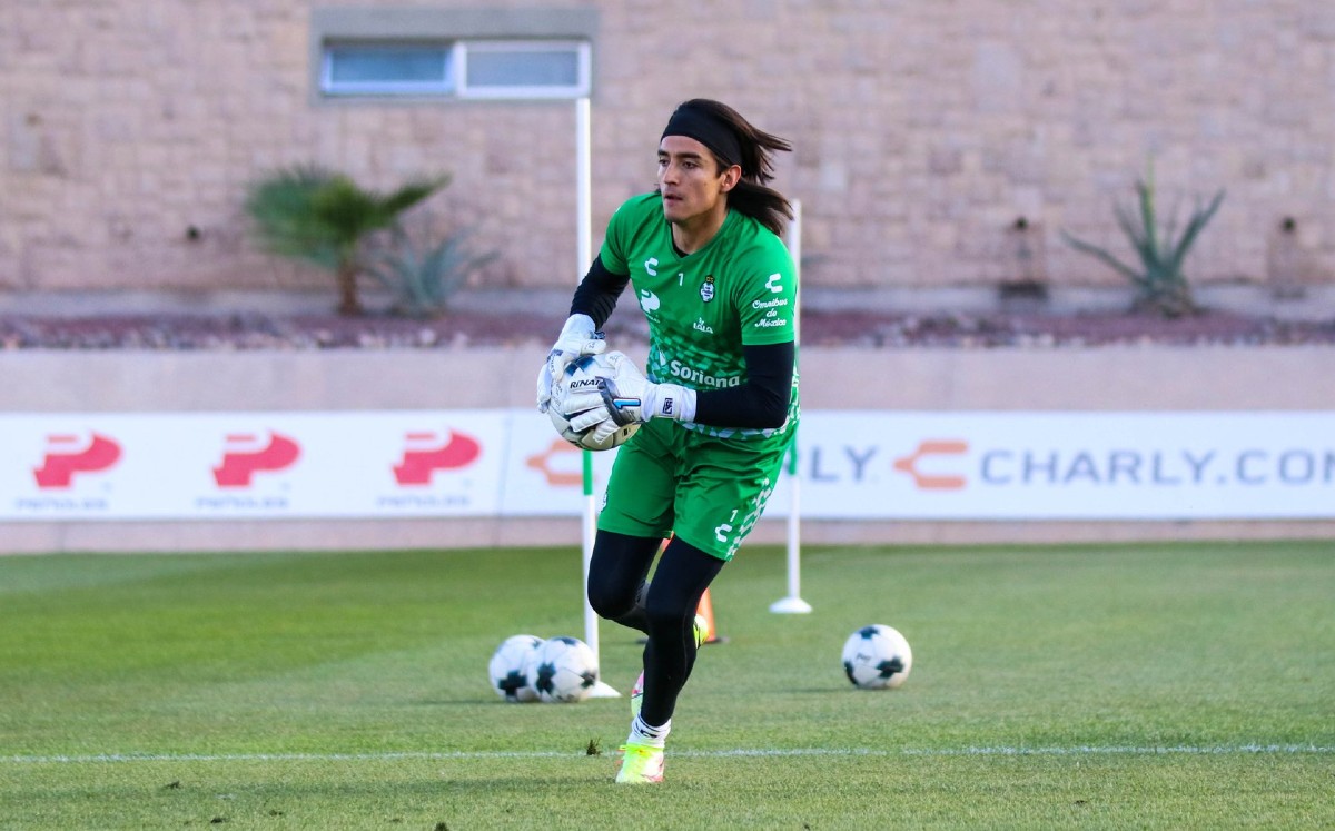 Carlos Acevedo, arquero de Santos Laguna. (@ClubSantos)