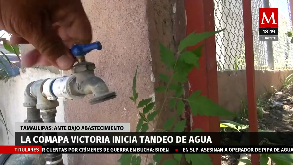 En Tamaulipas la Comapa Victoria inició el tandeo de agua