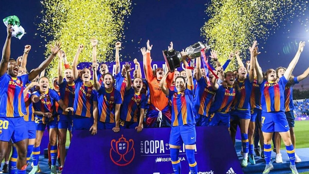 Barcelona femenil se corona en la Copa de la Reina y logra histórico triplete