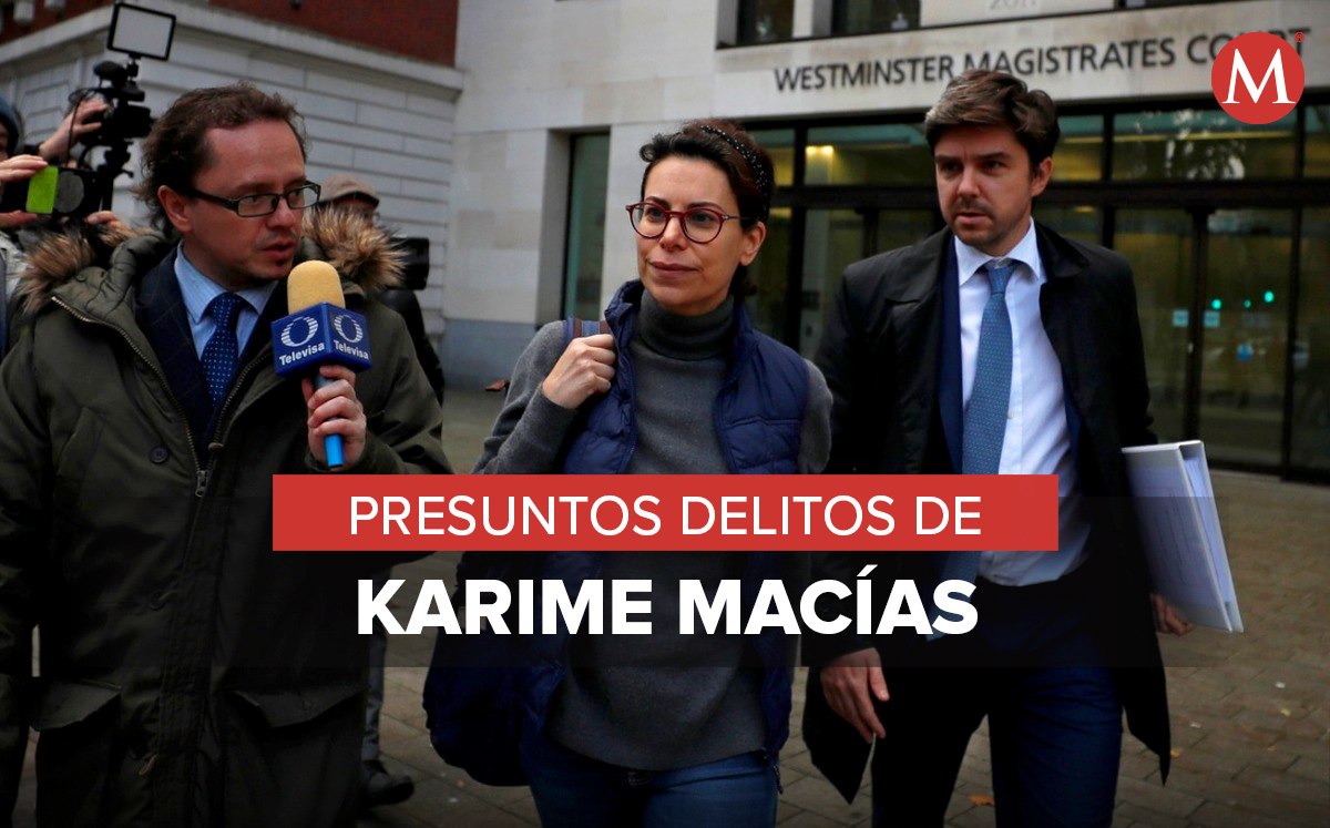 Estos son los delitos presuntamente cometidos por Karime Macías. (Reuters)