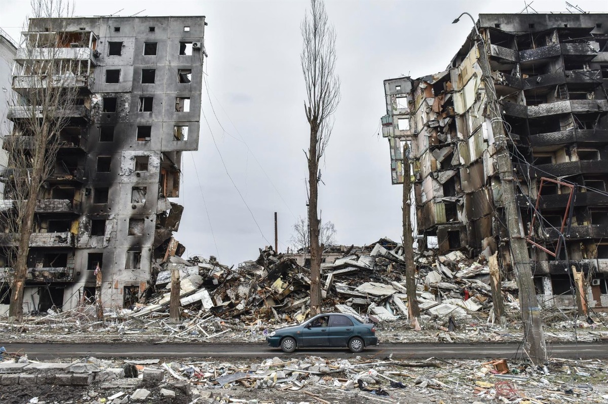 El 80% de la ciudad de Mariúpol está destruida.