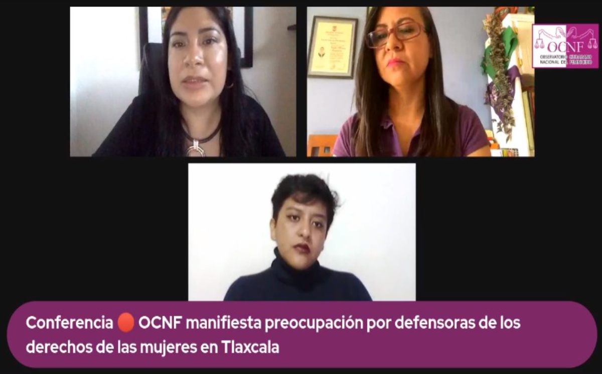 Feministas exigen el derecho a la libre manifestación en el estado de Tlaxcala  | Especial