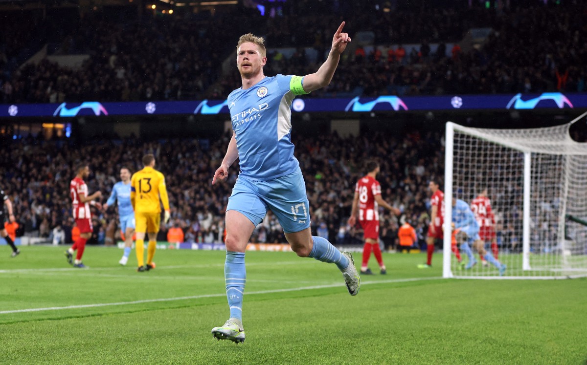 Con gol de Kevin de Bruyne el Manchester City vence al Atlético de Madrid (Reuters)