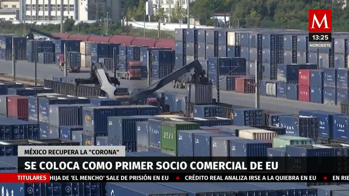 México recupera 'el trono' como principal socio comercial de EU