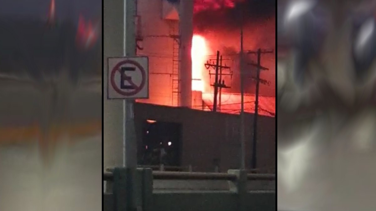 Reportan explosión en empresa en San Nicolás . Foto: Especial
