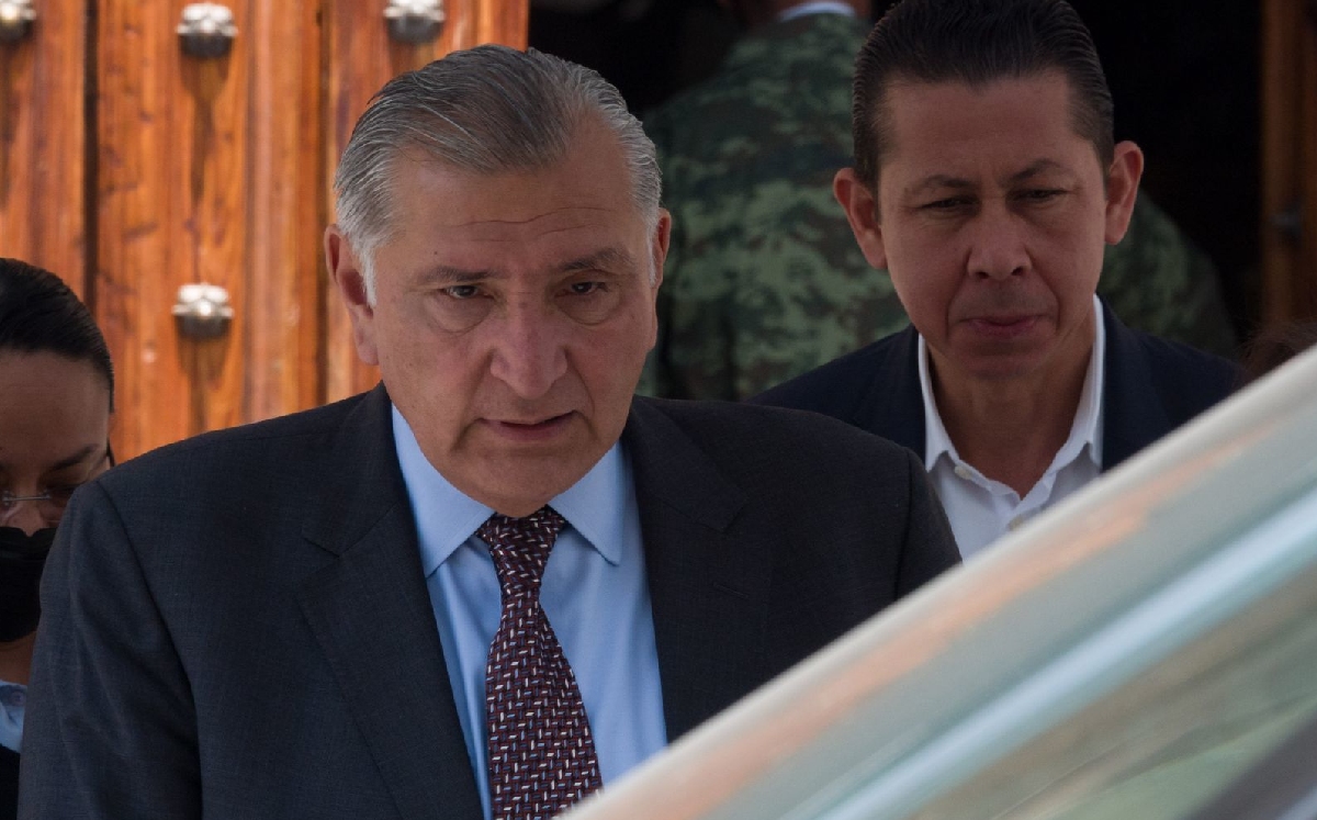 Adán Augusto López, secretario de Gobernación, a su salida de Palacio Nacional. | Cuartoscuro