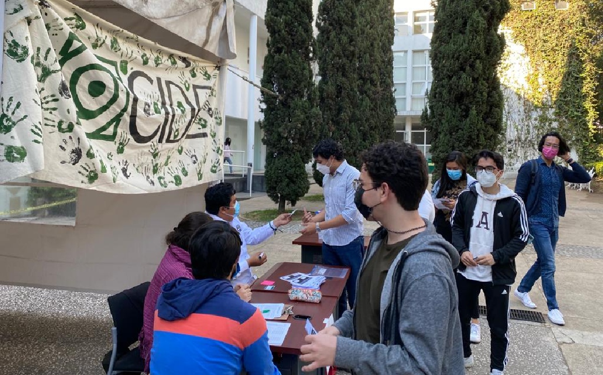 Los alumnos podrán emitir su voto hoy y mañana, de manera presencial o en línea. | Alma Paola Wong