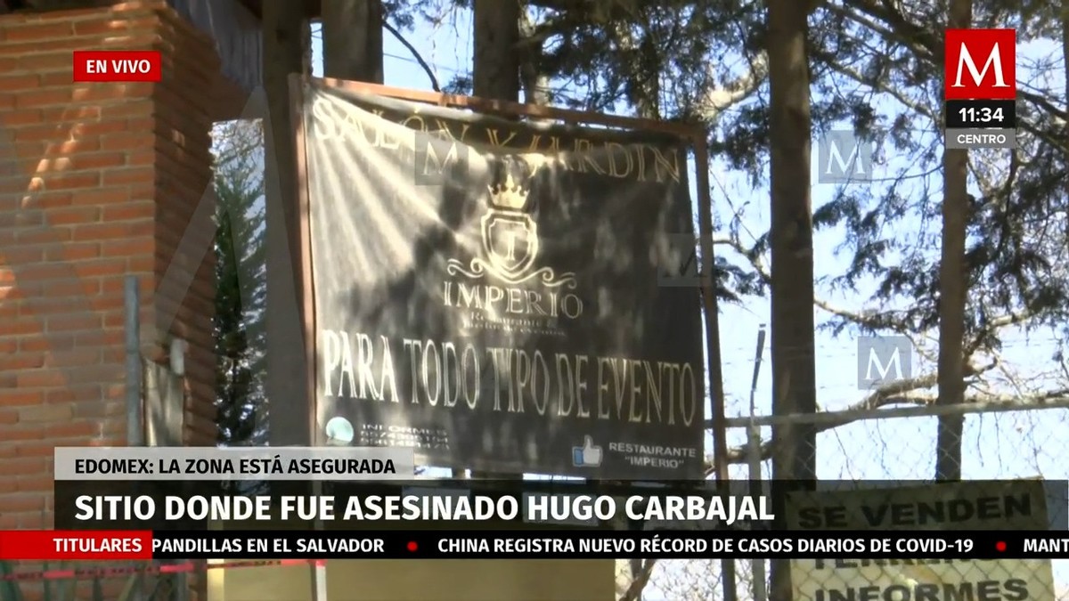 Aseguran sitio donde fue asesinado Hugo Carbajal en Edomex