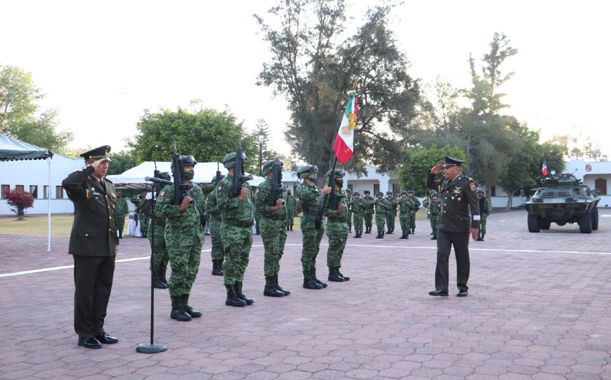 El General Brigadier Diplomado de Estado Mayor, Carlos Rodríguez Quirarte, tomó posesión del cargo.-
