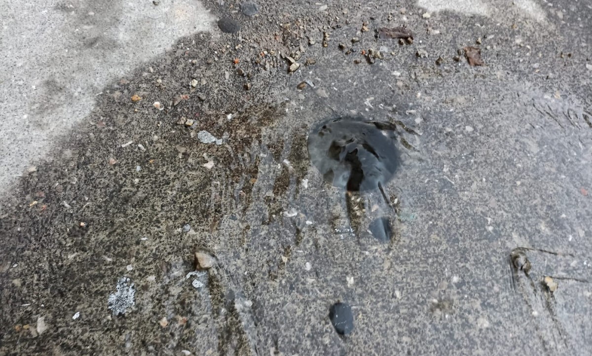 La fuga de agua se generó en la avenida Paraíso. | Enrique Luna