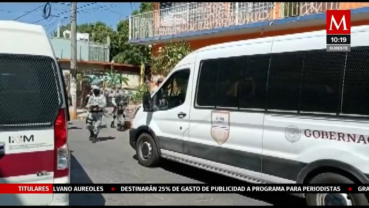 Rescatan a 70 migrantes en hotel turístico en Oaxaca