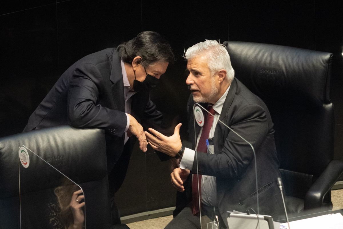 El senador de Morena, Napoleón Gómez Urrutia. (Cuartoscuro)