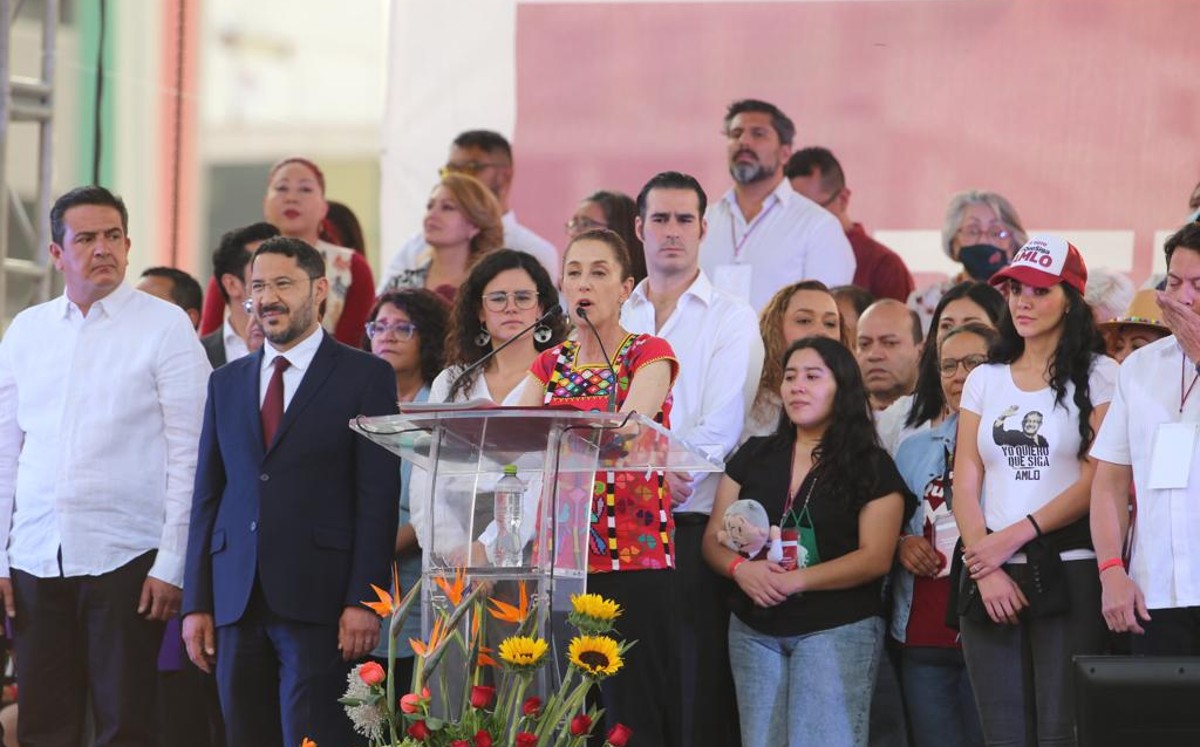 Sheinbaum sostuvo que la iniciativa presidencial no va en contra del medio ambiente ni viola el T-MEC. | Jorge Carballo