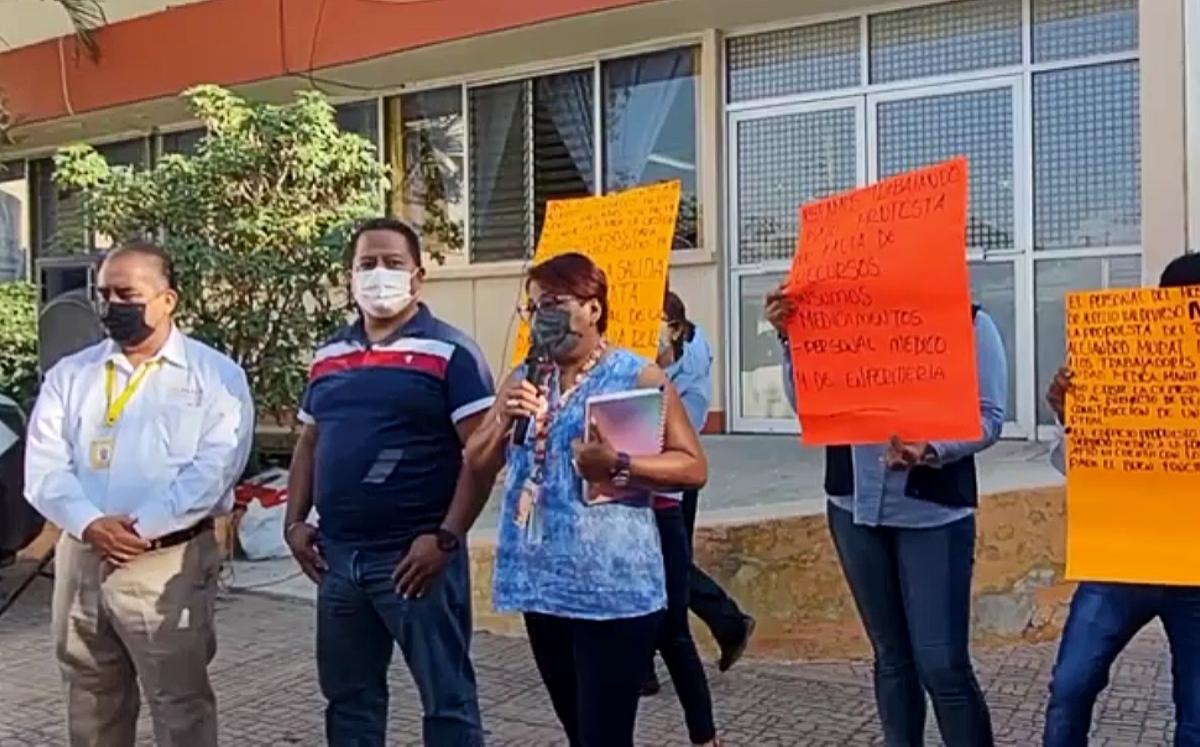 Los trabajadores acusaron que ha irregularidades en el Hospital Civil de Oaxaca. | Especial
