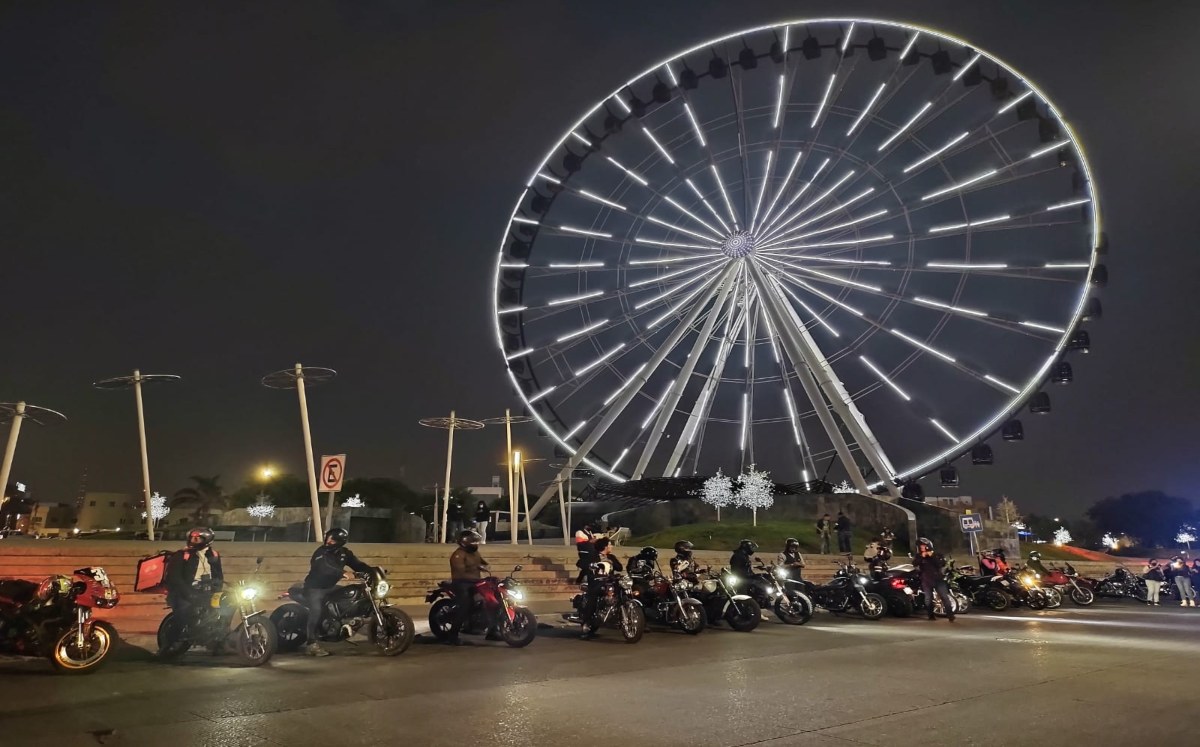 Alan Torrentera es despedidos por sus amigos bikers en Puebla | Especial