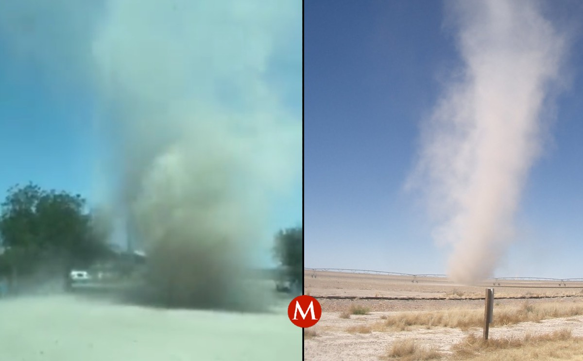 Captan dust devil en González, Tamaulipas ¿por qué se forman estos remolinos?